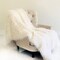 Edge Collections - White - Luxury Mongolian Faux Fur Throw Blanket - 1 Piece